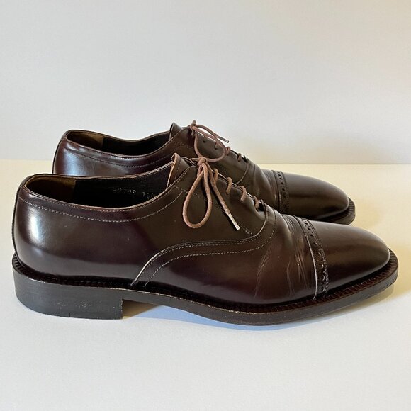 Dark Brown Cap Toe Dress Shoe by Joan & David Couture - Picture 6 of 13